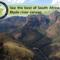 Discover natural wonders like Blyde river canyon, the largest green canyon in the world!