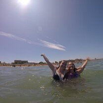 One of the many pictures I took at the many beaches I got to visit