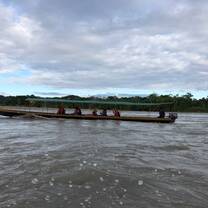 Students riding in a riverboat