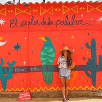 painting murals on traditional and environmental aspects