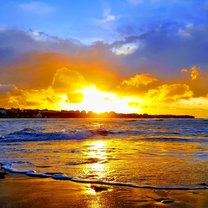Sunset at Bundoran Beach