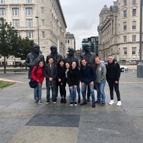 In Liverpool with other International Students