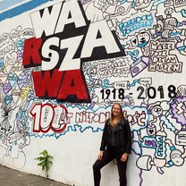 The program had an excursion to Warsaw and Gdansk in Poland and this is some street art we stumbled upon.