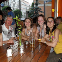 Berlin students relaxing after classes