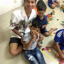 The children and me during playtime