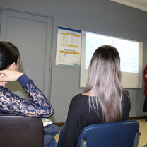 Spanish class in small groups