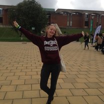 Me on the main square on campus