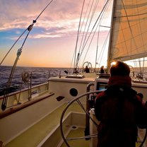 Helming across the atlantic