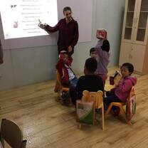 We loved playing reading games in class.