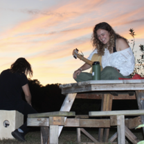 sunset jam in the garden