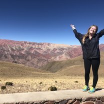 La montaña de catorce colores located in the Jujuy province of Argentina