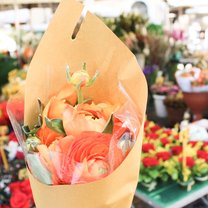 The flower market in Rome