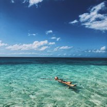 The beautiful waters of Fiji
