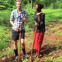 Learning to eat sugar cane