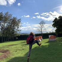 campsite at a primary school