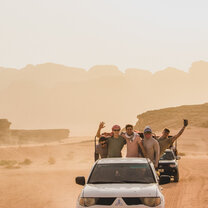 Overnight excursion tour of Wadi Rum.