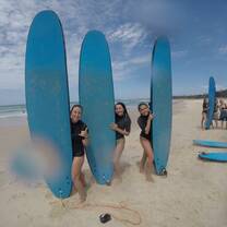 Surfing lessons in Byron Bay!