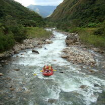 Whitewater rafting is a fun way to spend a day off!