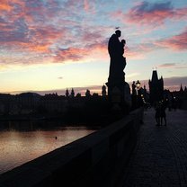 Sleepy Morning on Charles Bridge