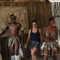 Dancing at the cultural village