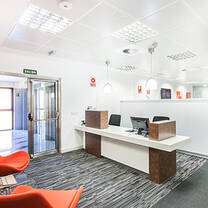 Our office reception in Madrid
