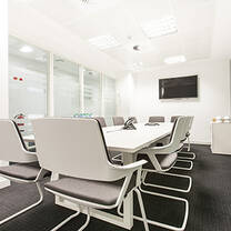 Meeting room in our office in Madrid