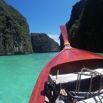 Custom longtail dive boat