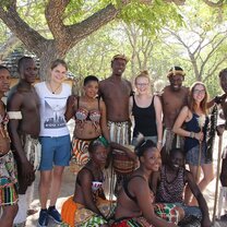 At the cultural village At the cultural village