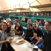 Au Pair meeting having some churros