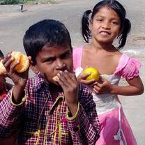 Refugee children in India