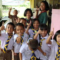 at school 