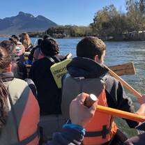 Dragon boat - war canoe in Italy