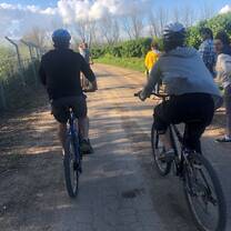 Biking in northern Israel