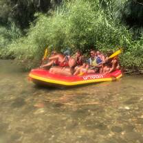 Rafting in northern Israel