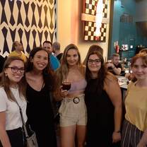 Social event with au pairs at language exchange encounter