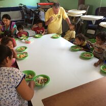 Lunchtime at the daycare