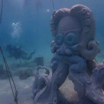 Submerged sculpture