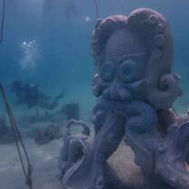 Submerged sculpture