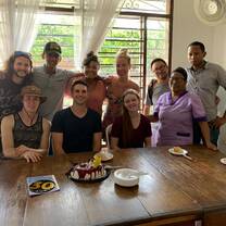 The volunteer group in Colombia