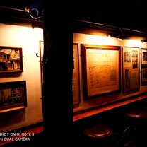 display wall of the pub