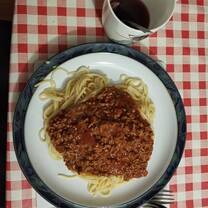 Dinner at home in Cambridge