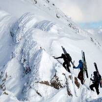 Experience mountaineering in the Rocky Mountains of British Columbia.