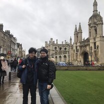 Just in time for my brother Peter, who was at Birmingham university, to visit me in Cambridge on holiday