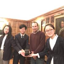 We got the only prize of the project because we solved the puzzle successfully