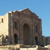 the entrance to the ancient Roman chariot racing stadium 