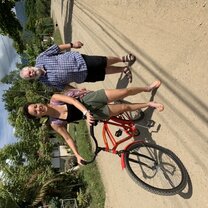 Biking to teach 