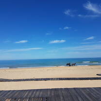 It is a picture which describes the beauty of the Balestrate Beach