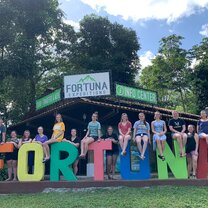 Group picture at La Fortuna
