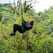 Tarzan Swing at Parque Aventura San Luis