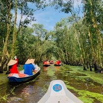 Boat ride in Vietnam